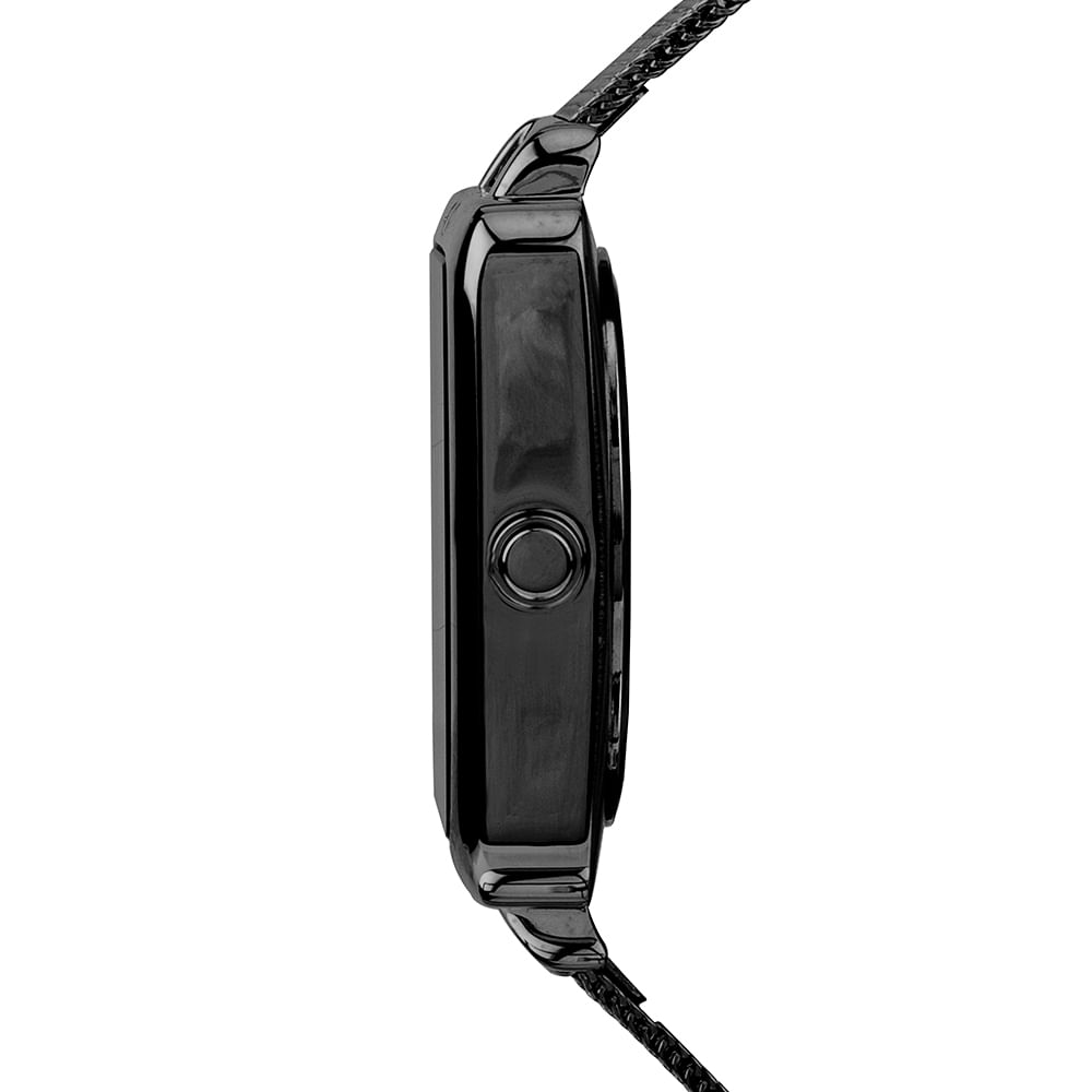 Relógio Euro Feminino Fashion Fit Reflexos Preto