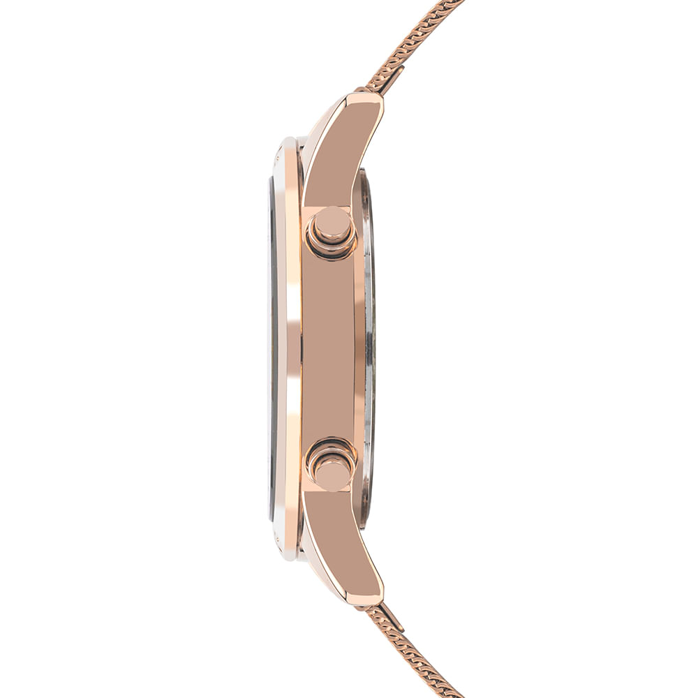 Relógio Euro Feminino Fashion Fit Reflexos Rosé