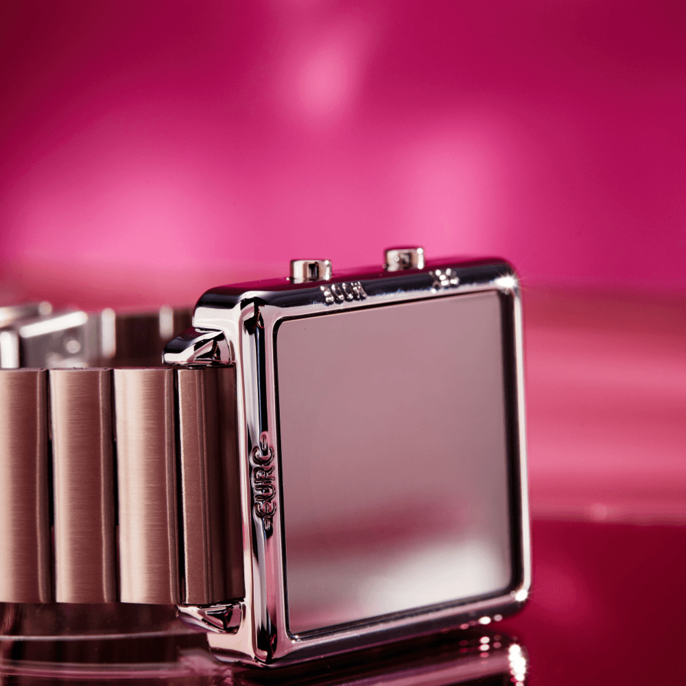 Relógio Euro Feminino Fashion Fit Reflexos Prata