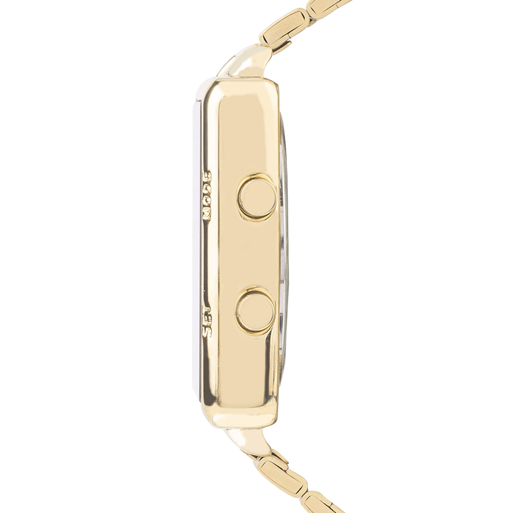 Relógio Euro Feminino Fashion  Fit Reflexos Dourado