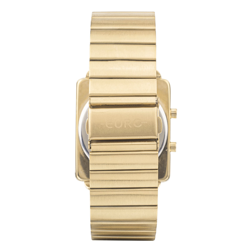 Relógio Euro Feminino Fashion  Fit Reflexos Dourado