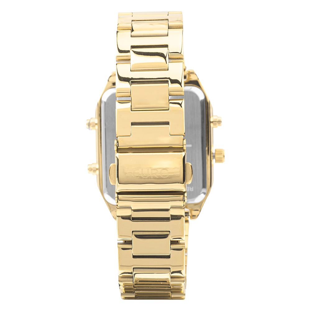 Relógio Euro Feminino Fashion Fit Sporty Dourado