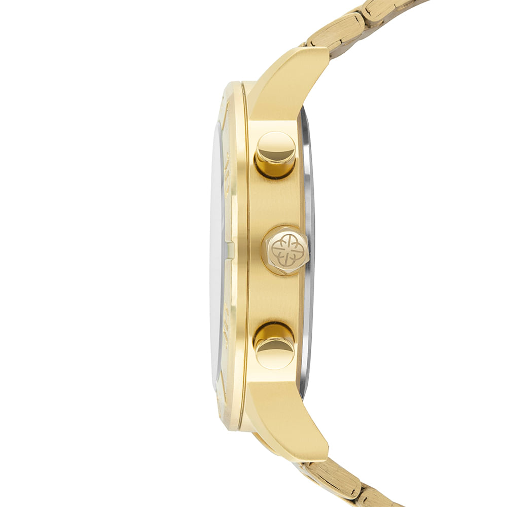 Relógio Euro Feminino Fashion Fit Sporty Dourado
