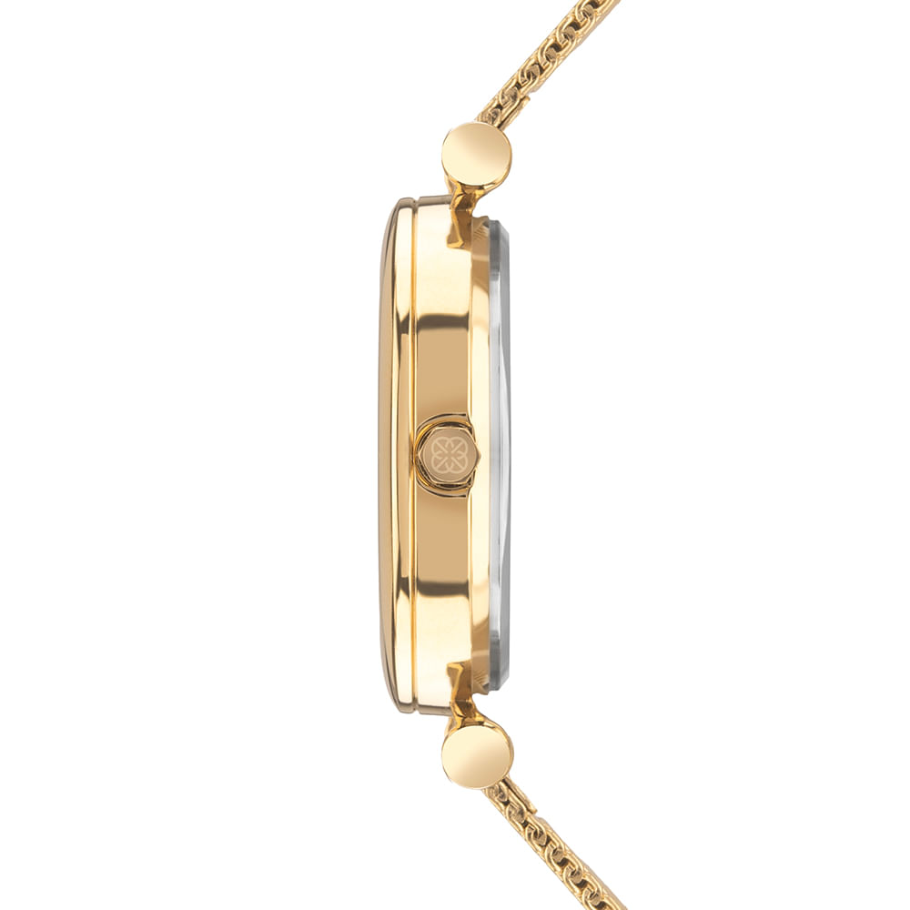 Relógio Euro Feminino Glitz Dourado
