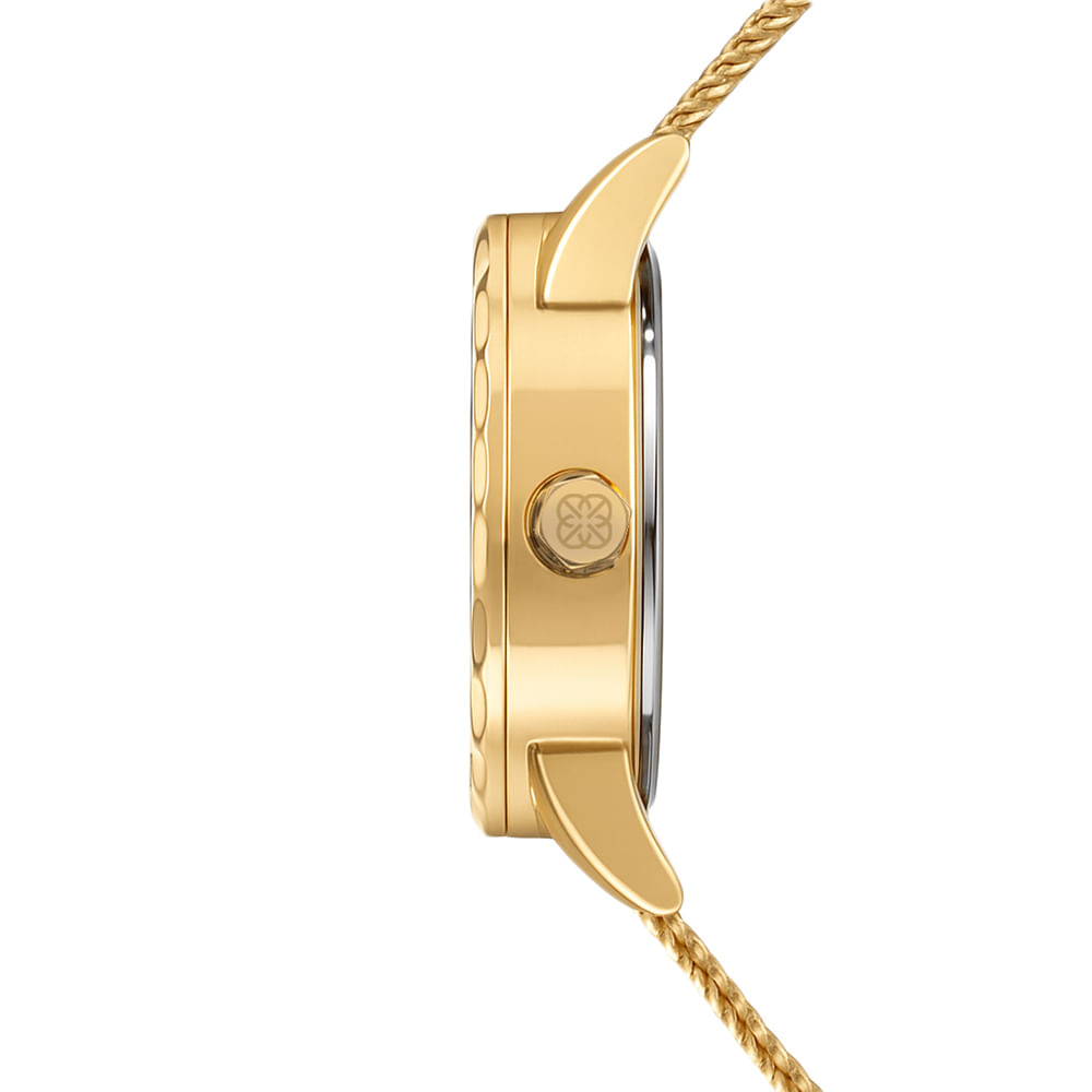 Relógio Euro Feminino Glitz Dourado