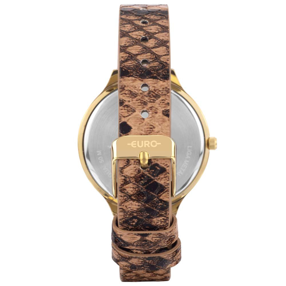 Relógio Euro Feminino Match Dourado