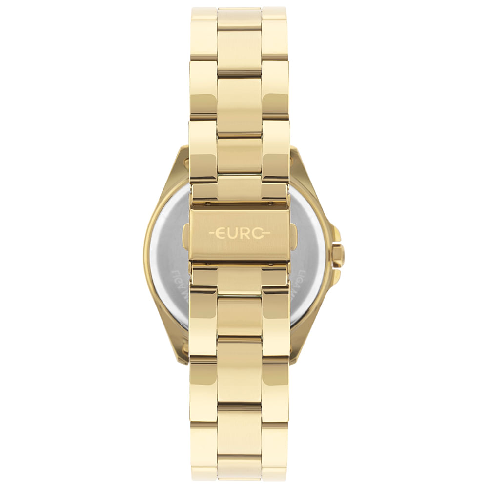 Relógio Euro Feminino Multiglow Dourado