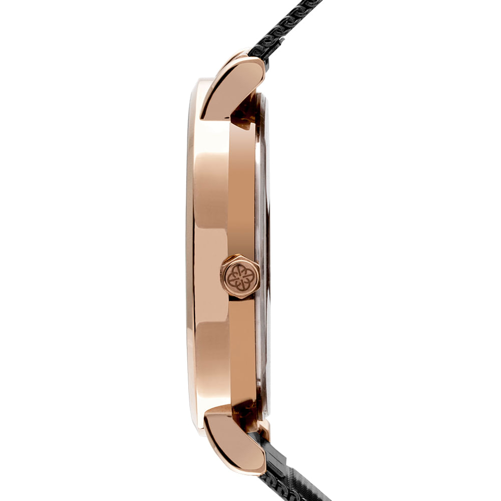 Relógio Euro Feminino Multiglow Preto