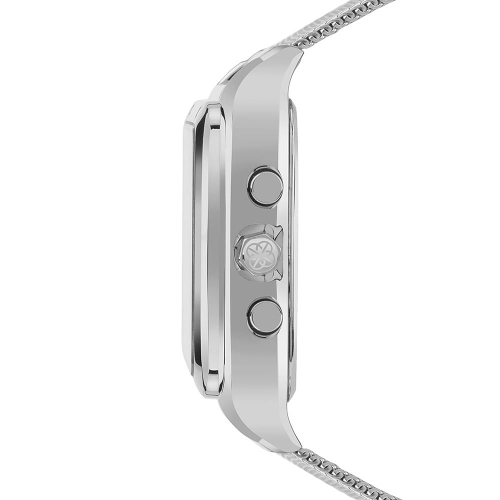 Relógio Euro Feminino Fashion Fit Sporty Prata