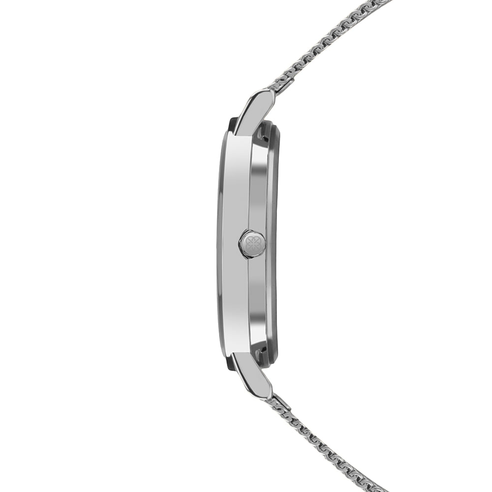 Relógio Euro Feminino Multiglow Prata