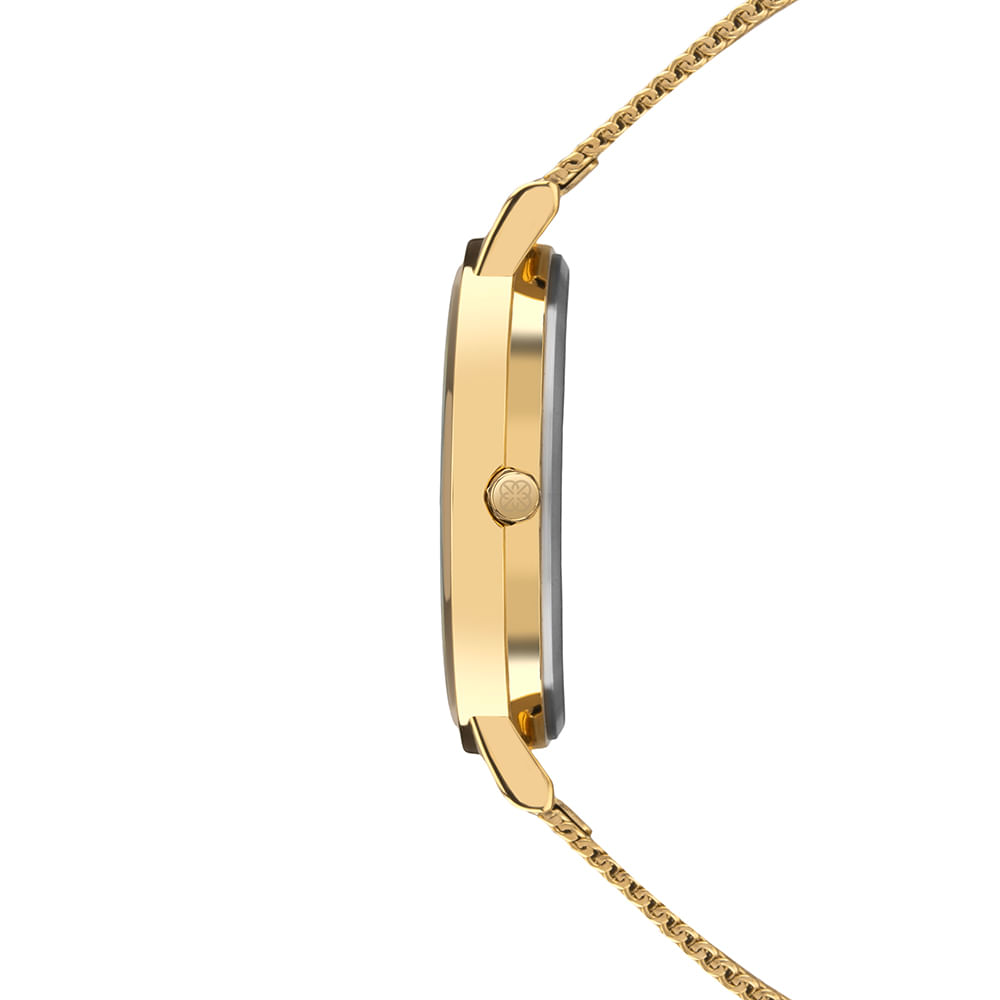 Relógio Euro Feminino Multiglow Dourado