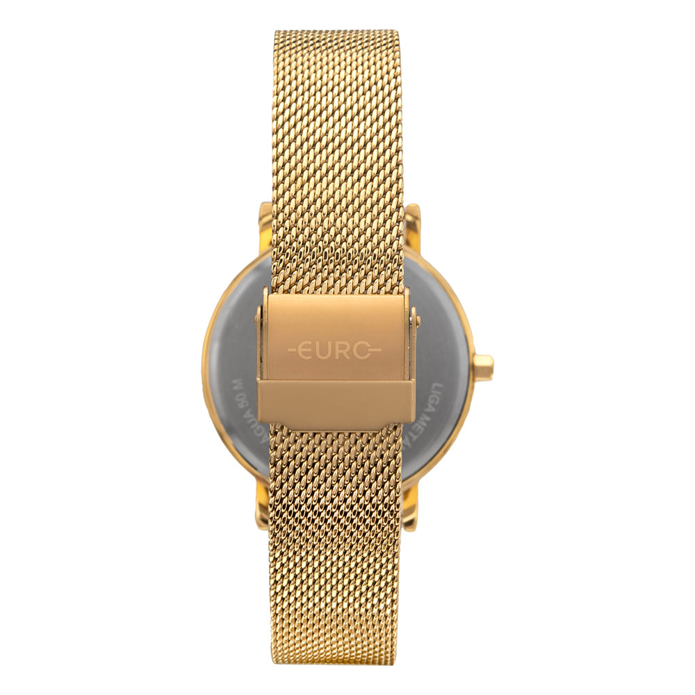 Relógio Euro Feminino Multiglow Dourado