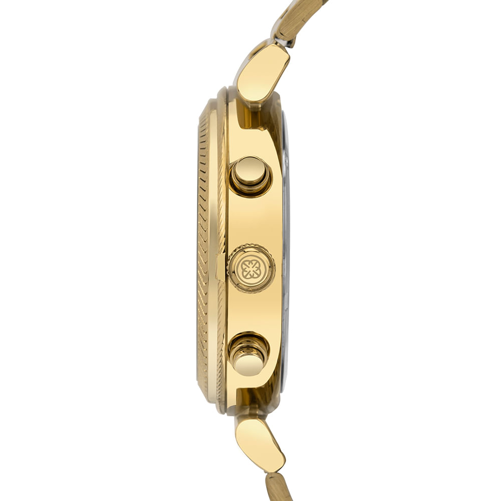 Relógio Euro Feminino Big Case Dourado