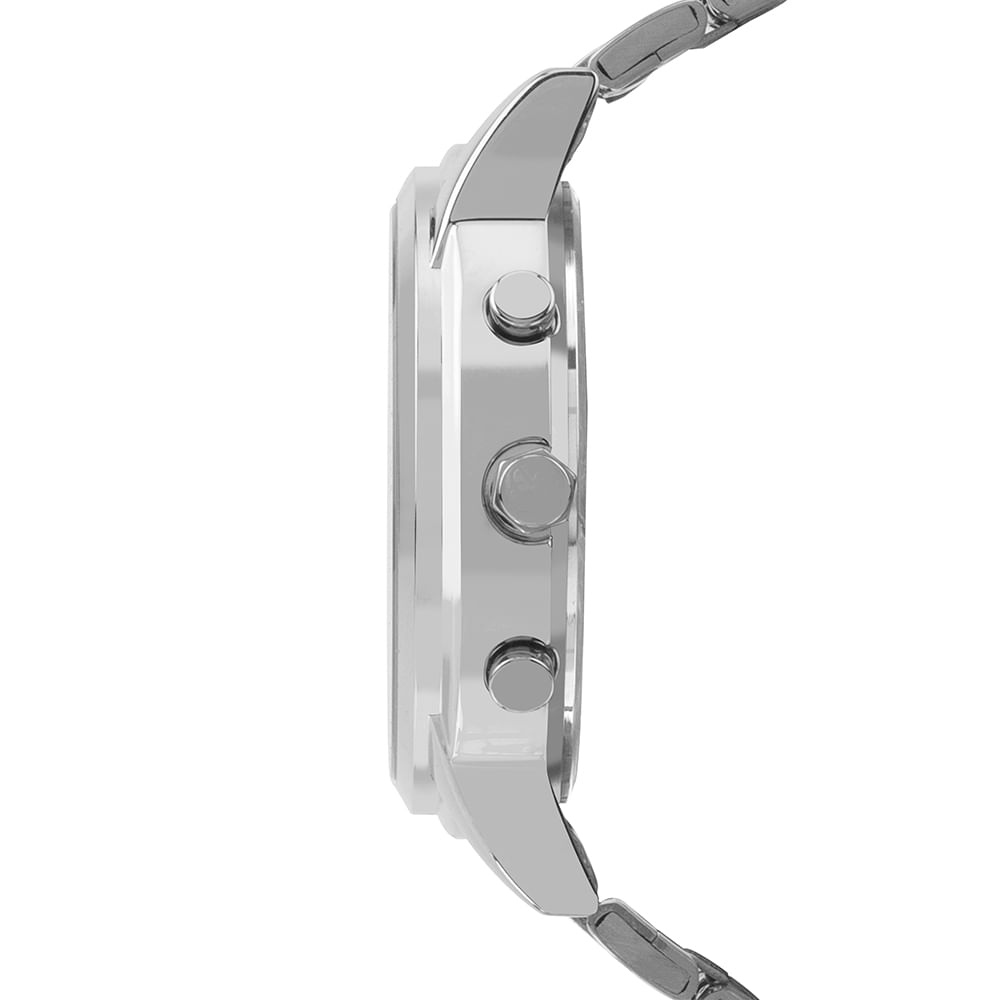 Relógio Euro Feminino Big Case Prata