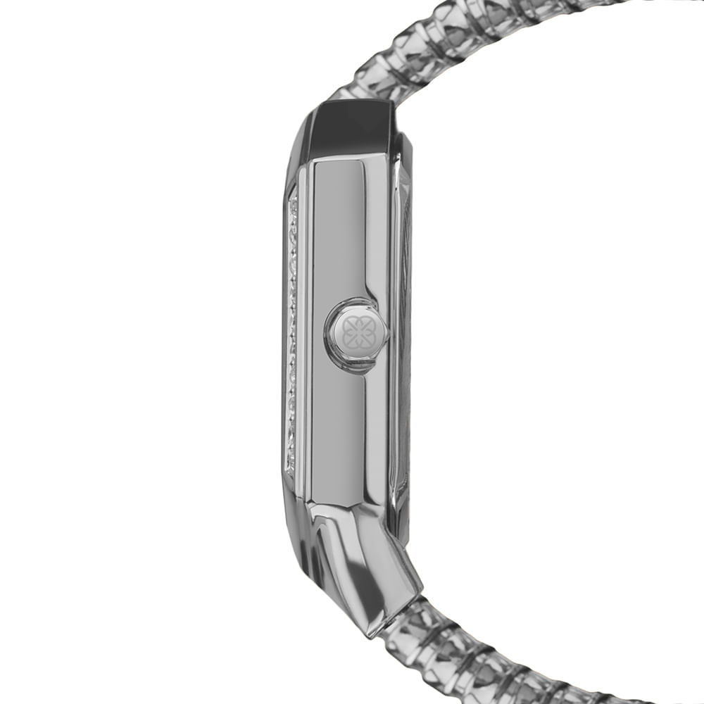 Relógio Euro Feminino Serpentes Prata