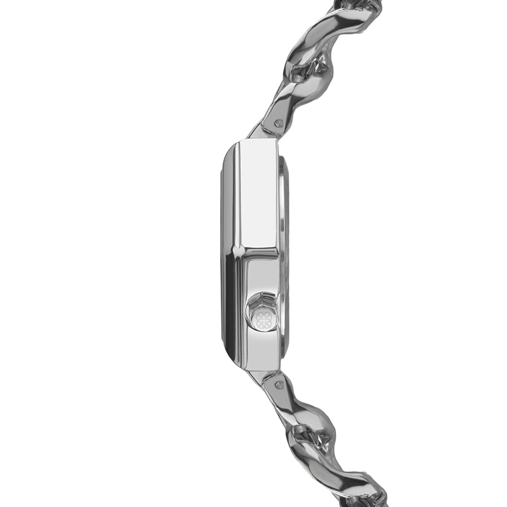 Relógio Euro Feminino Chains Prata