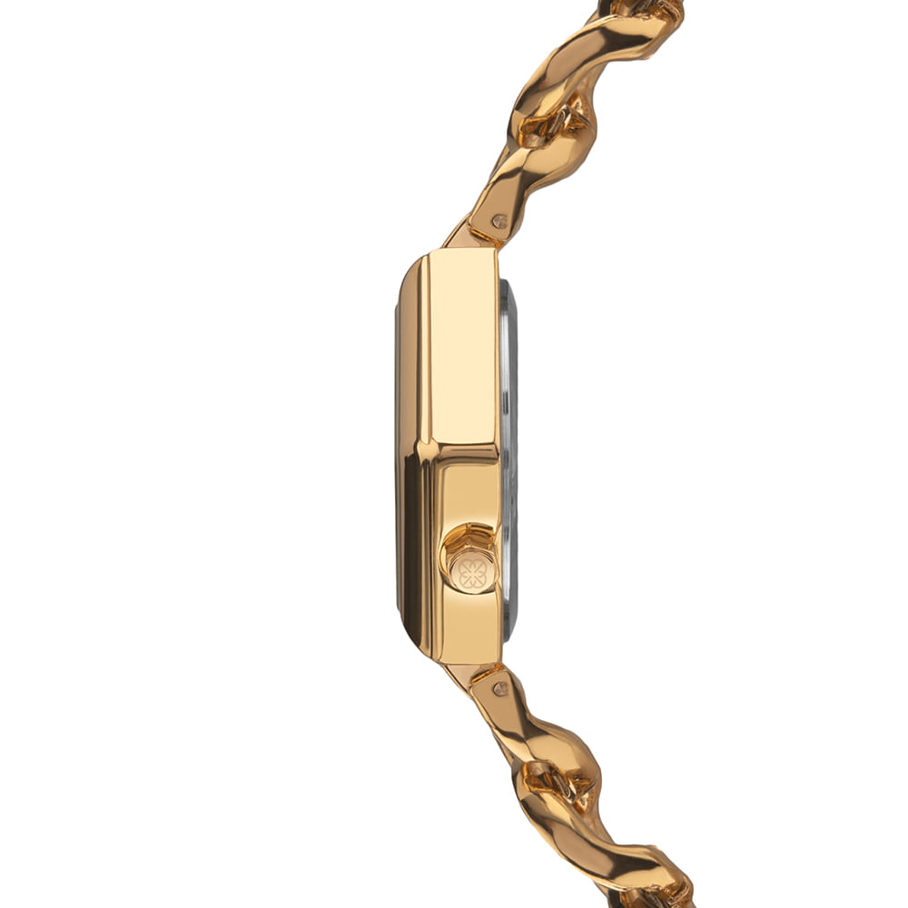 Relógio Euro Feminino Chains Dourado