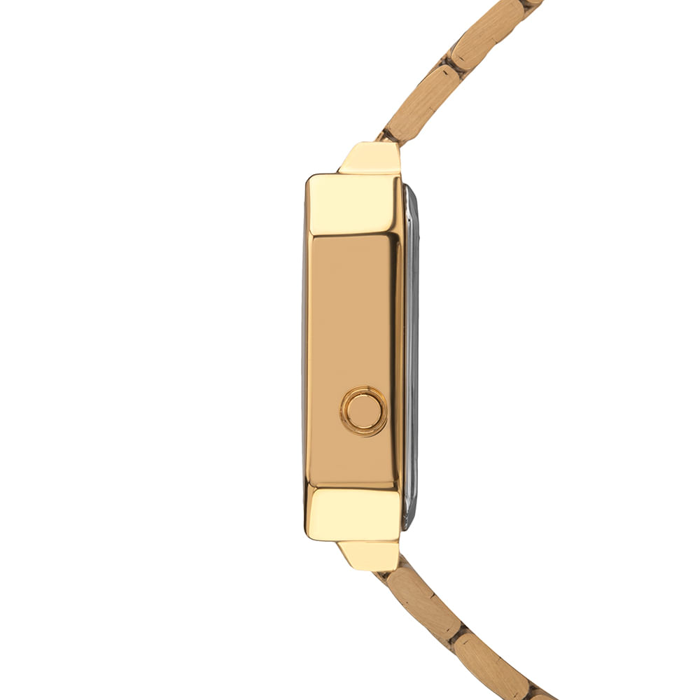 Relógio Euro Feminino Fashion Fit Glam Dourado