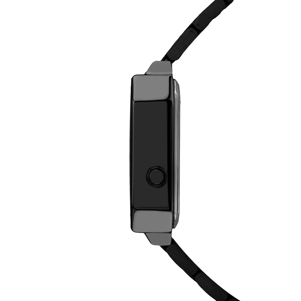 Relógio Euro Feminino Fashion Fit Glam Preto