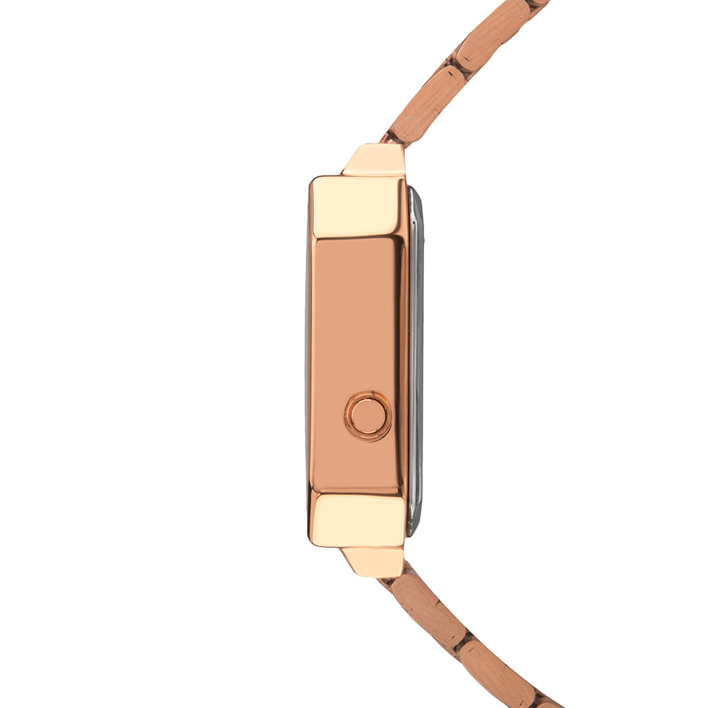 Relógio Euro Feminino Fashion Fit Glam Rosé