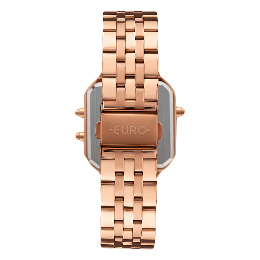 Relógio Euro Feminino Fashion Fit Glam Rosé