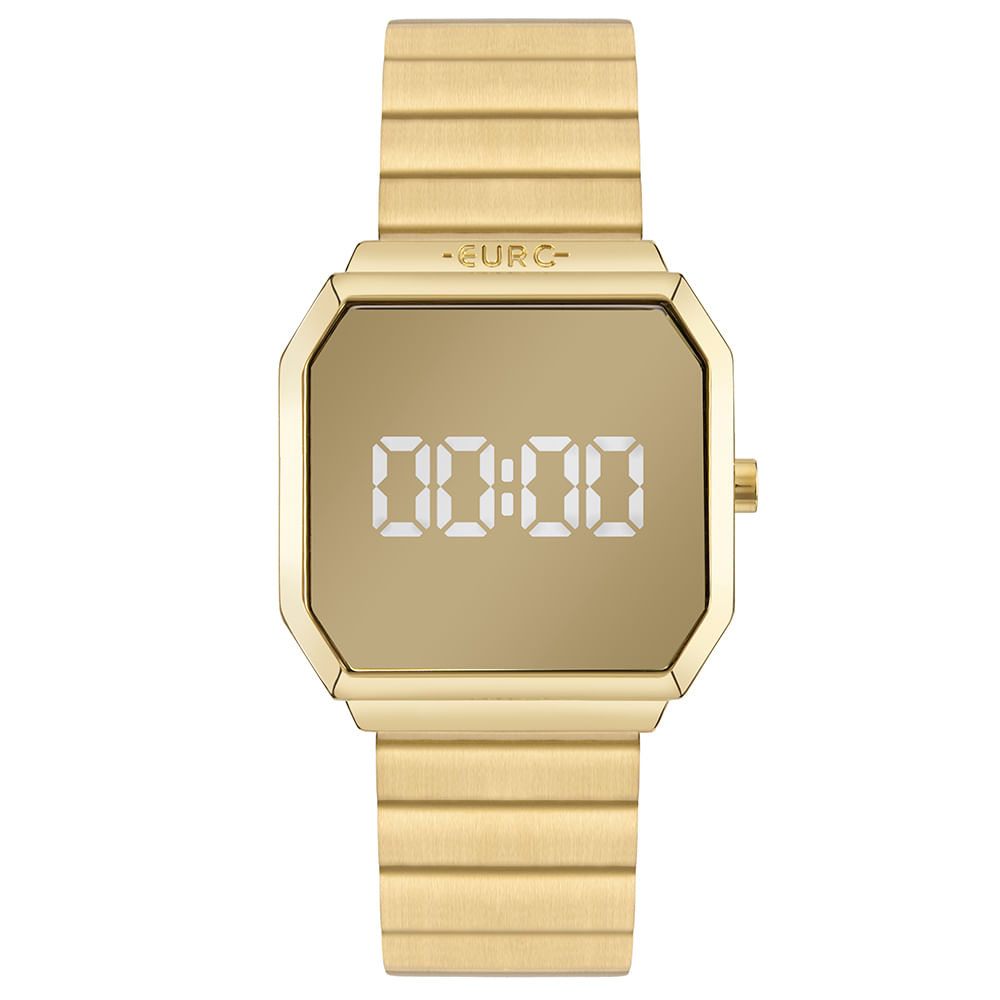 Relógio Euro Feminino Fashion Fit Reflexos Dourado