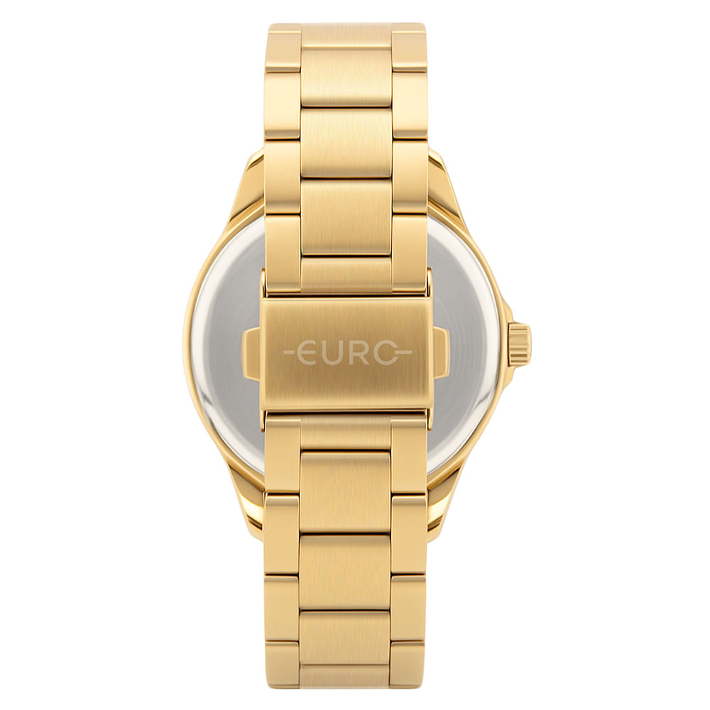 Relógio Euro Feminino Multiglow Dourado