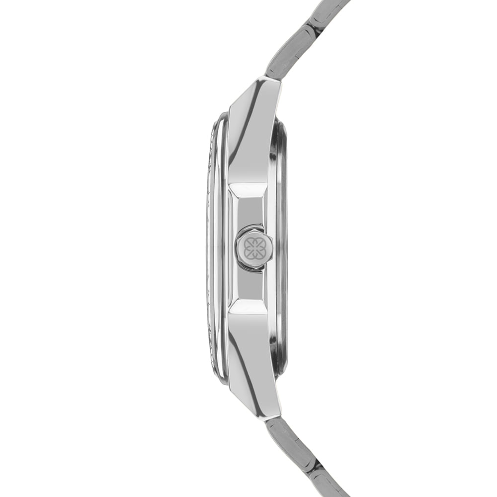 Relógio Euro Feminino Multiglow Prata