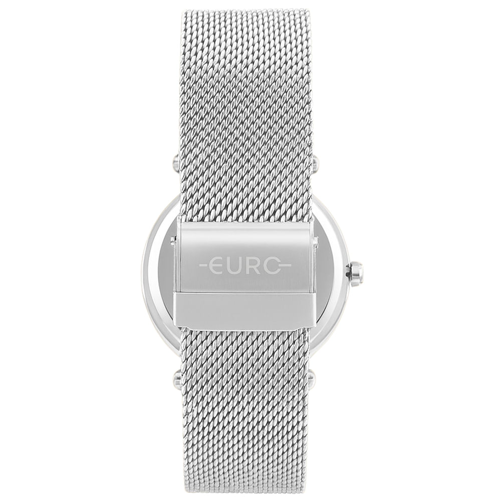 Relógio Euro Feminino Stones Prata