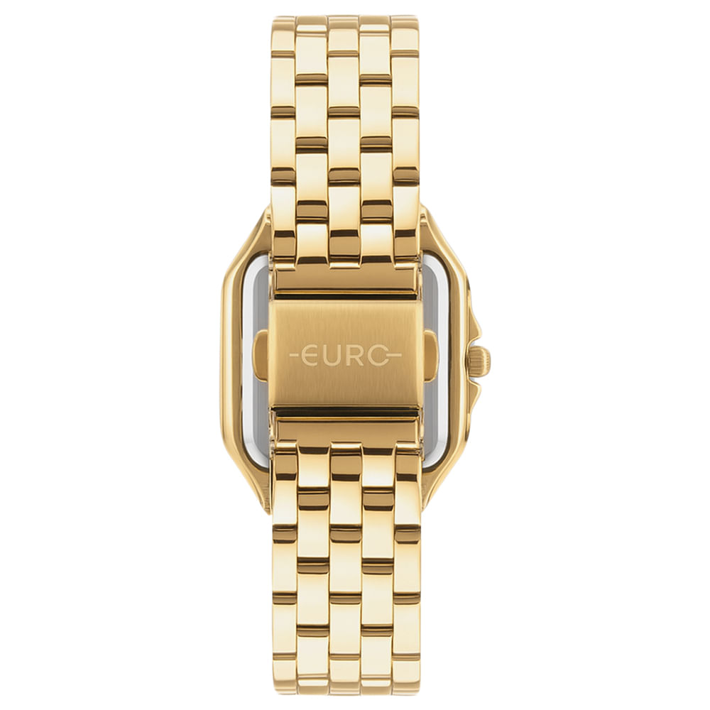 Relógio Euro Feminino Mini Dourado
