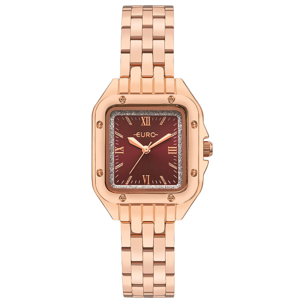 Relógio Euro Feminino Mini Rosé