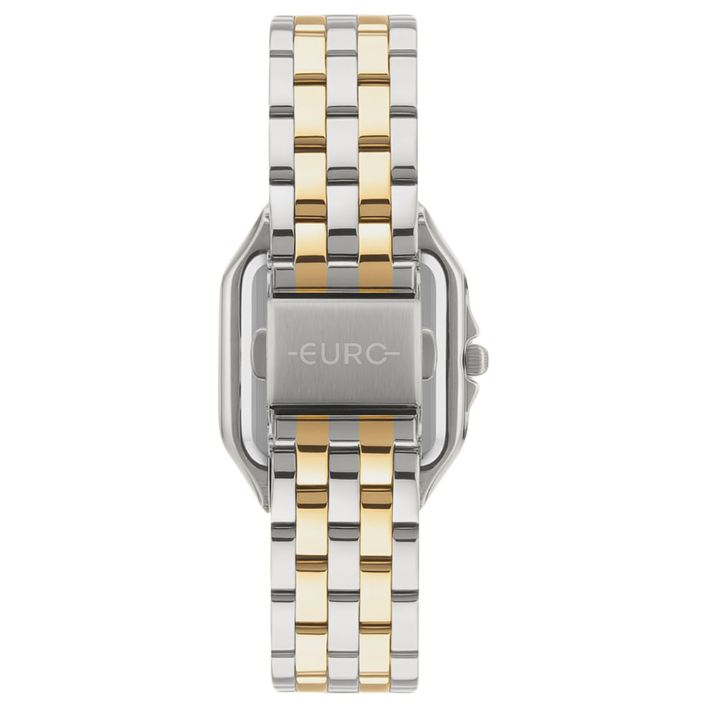 Relógio Euro Feminino Mini Bicolor