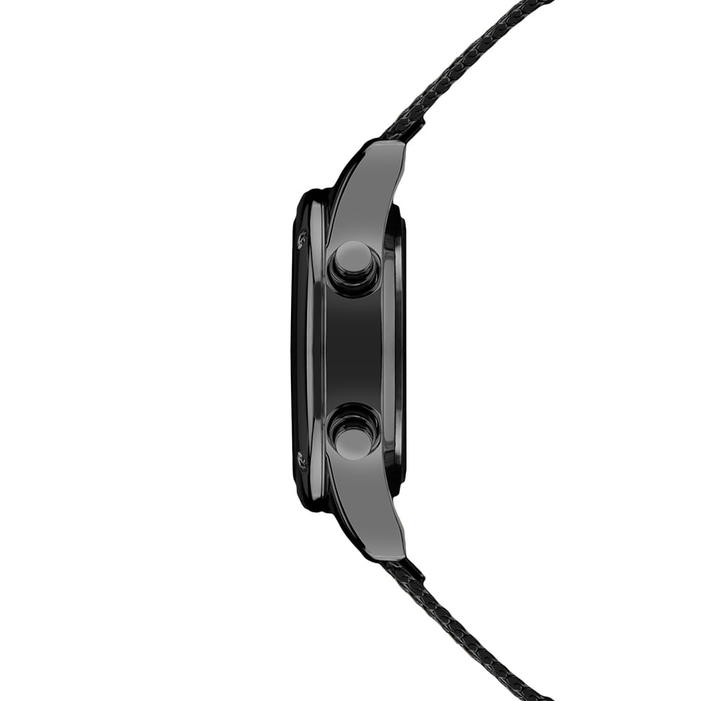 Relógio Euro Feminino Fashion Fit Reflexos Preto