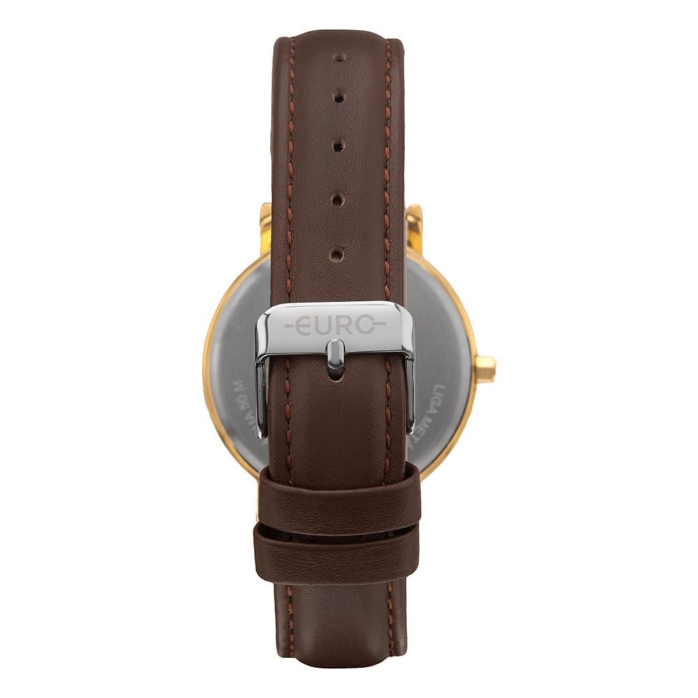 Relógio Euro Feminino Multiglow Dourado