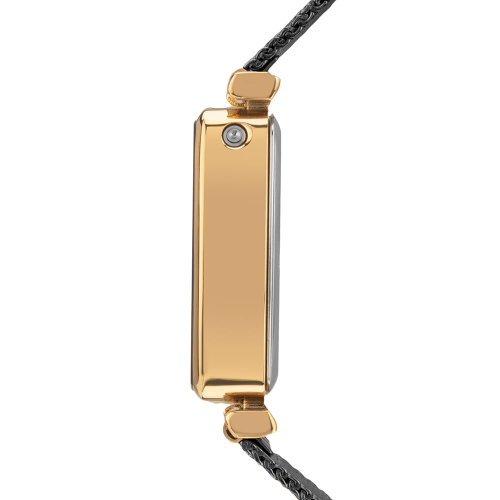 Relógio Euro Feminino Fashion Fit Glam Preto