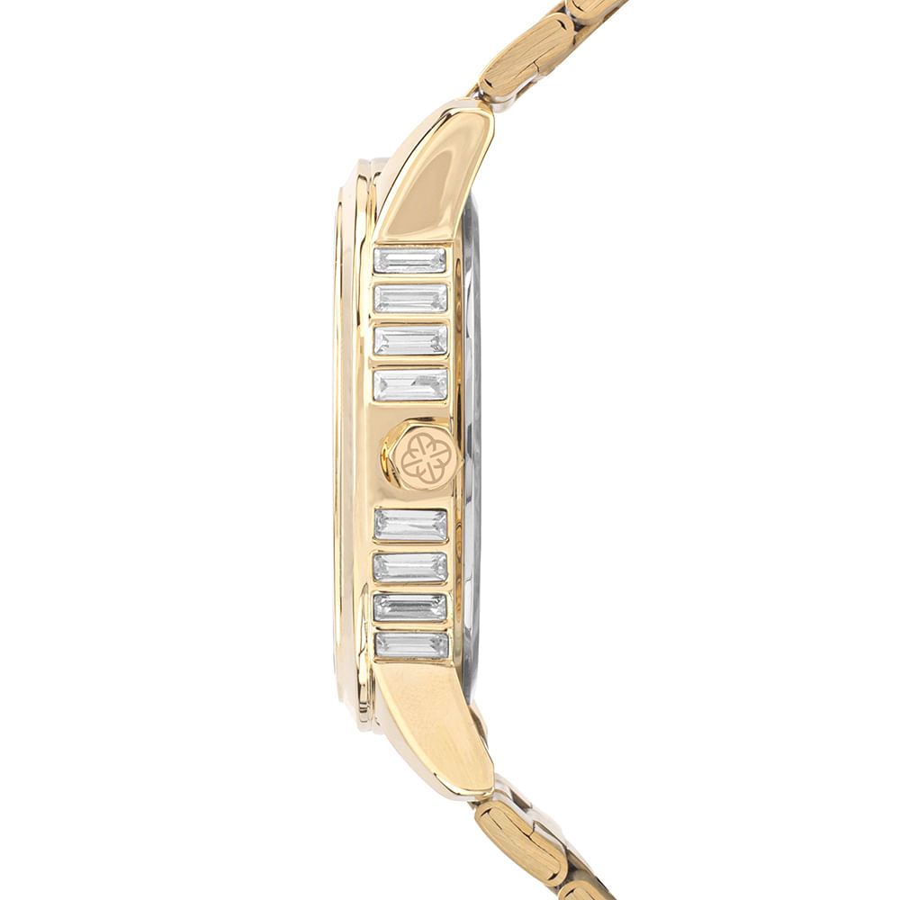 Relógio Euro Feminino Stones Dourado