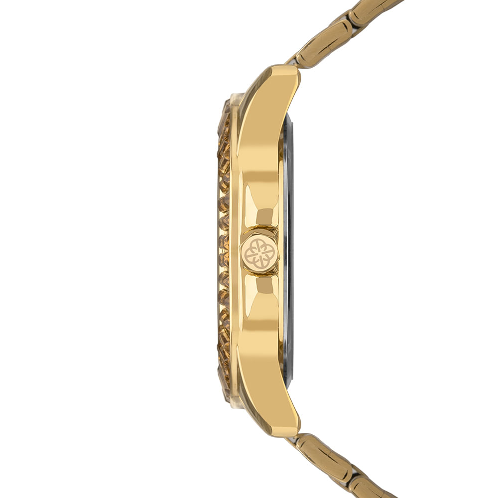 Relógio Euro Feminino Stones Dourado