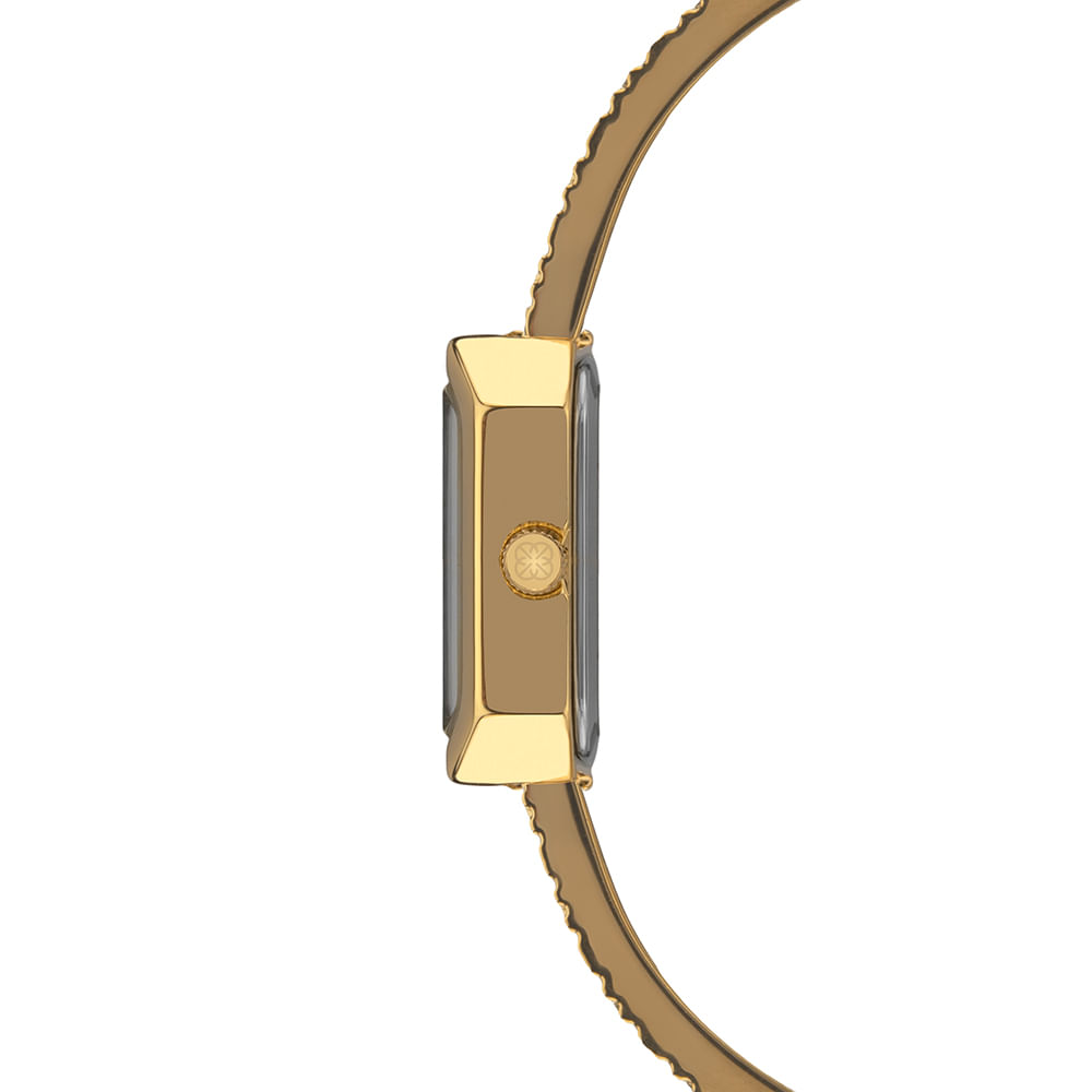Relógio Euro Feminino Unique Bangle Dourado