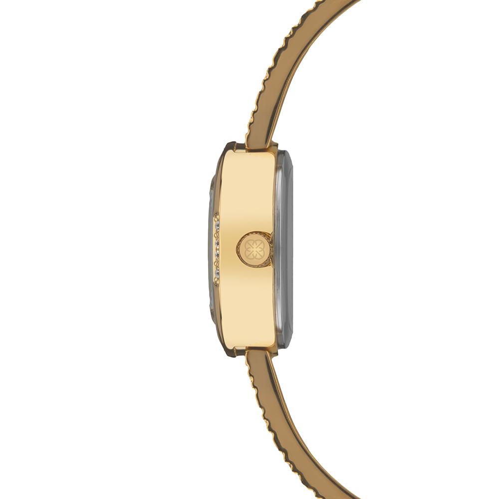 Relógio Euro Feminino Unique Bangle Dourado