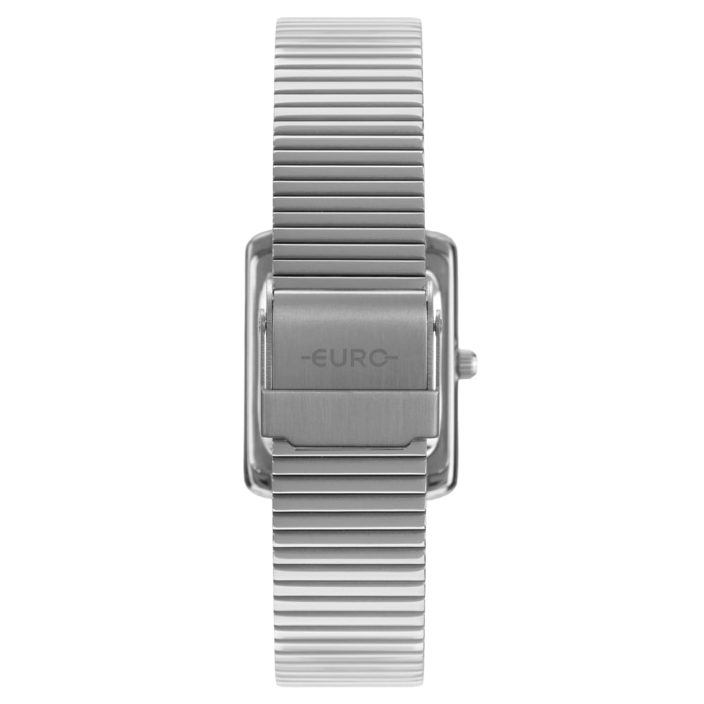 Relógio Euro Feminino Glitz Prata