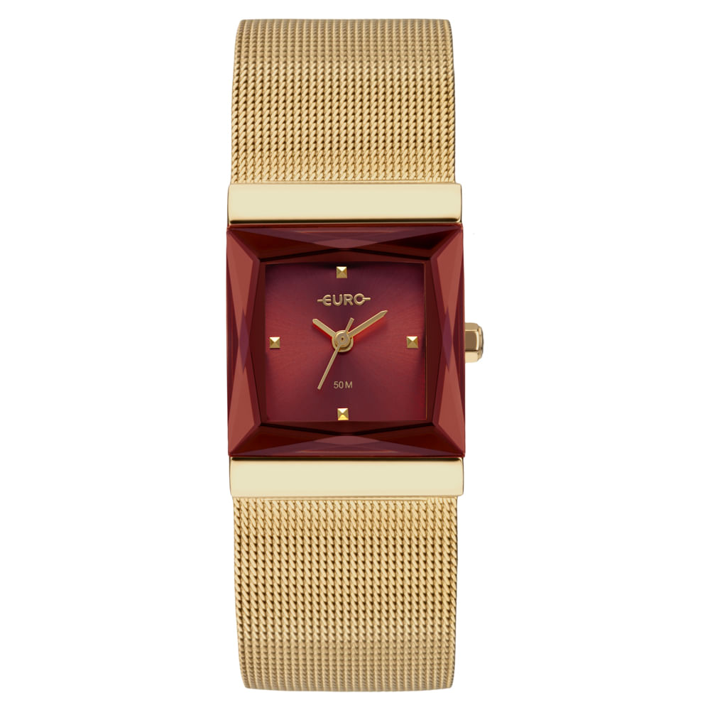 Relógio Euro Feminino Unique Dourado