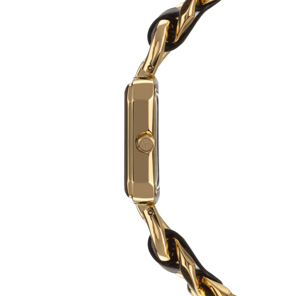 Relógio Euro Feminino Chains Dourado