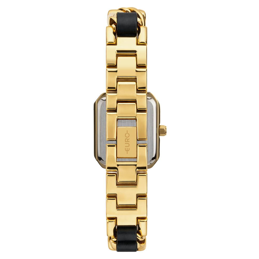 Relógio Euro Feminino Chains Dourado