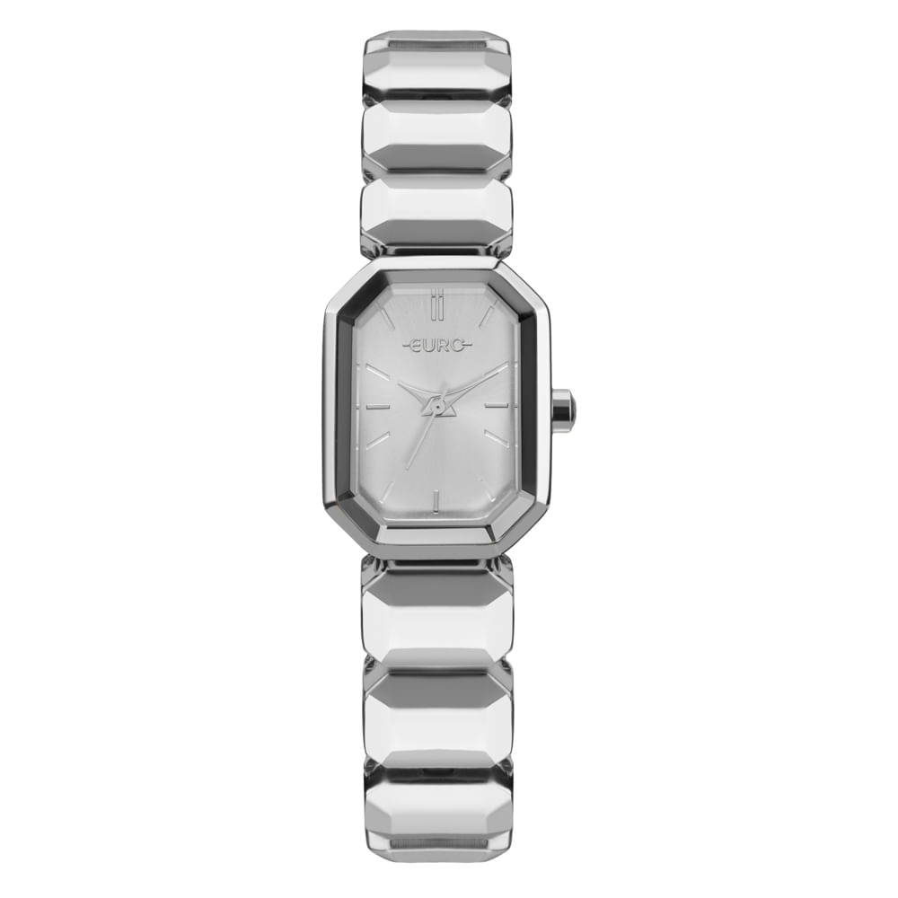 Relógio Euro Feminino Joia Lux Prata