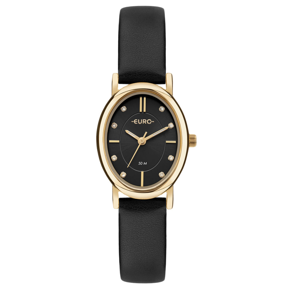 Relógio Euro Feminino Mini Dourado