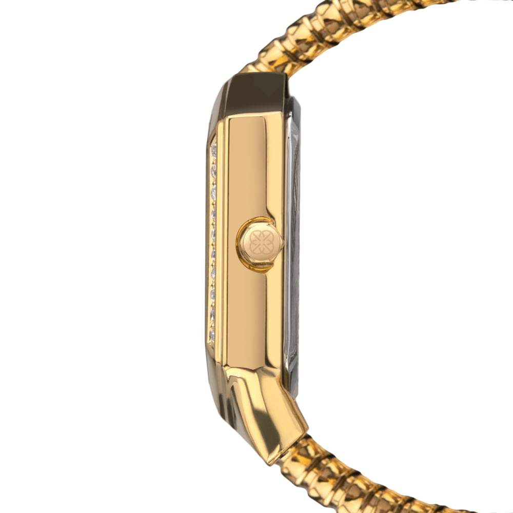 Relógio Euro Feminino Serpentes Dourado