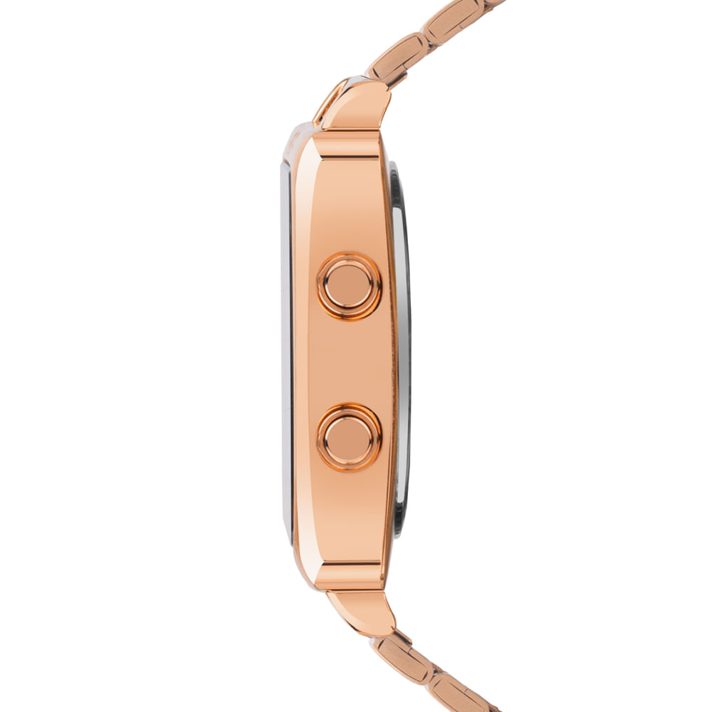 Relógio Euro Feminino Mix Digital Rosé