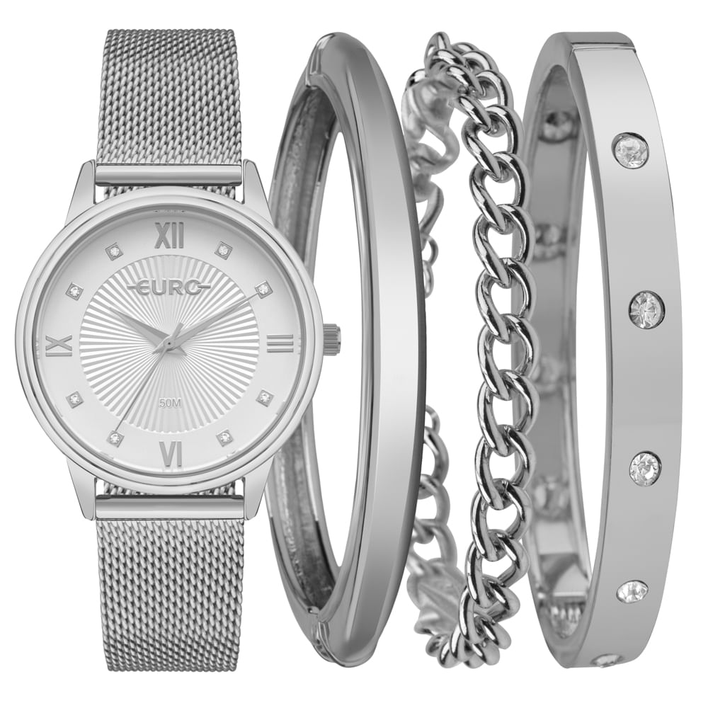 Kit Euro Feminino Soul Prata