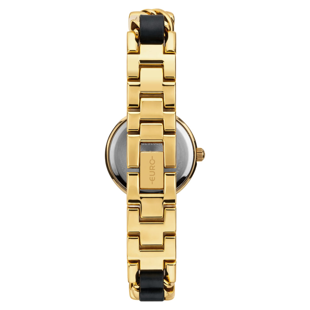 Relógio Euro Feminino Chains Dourado