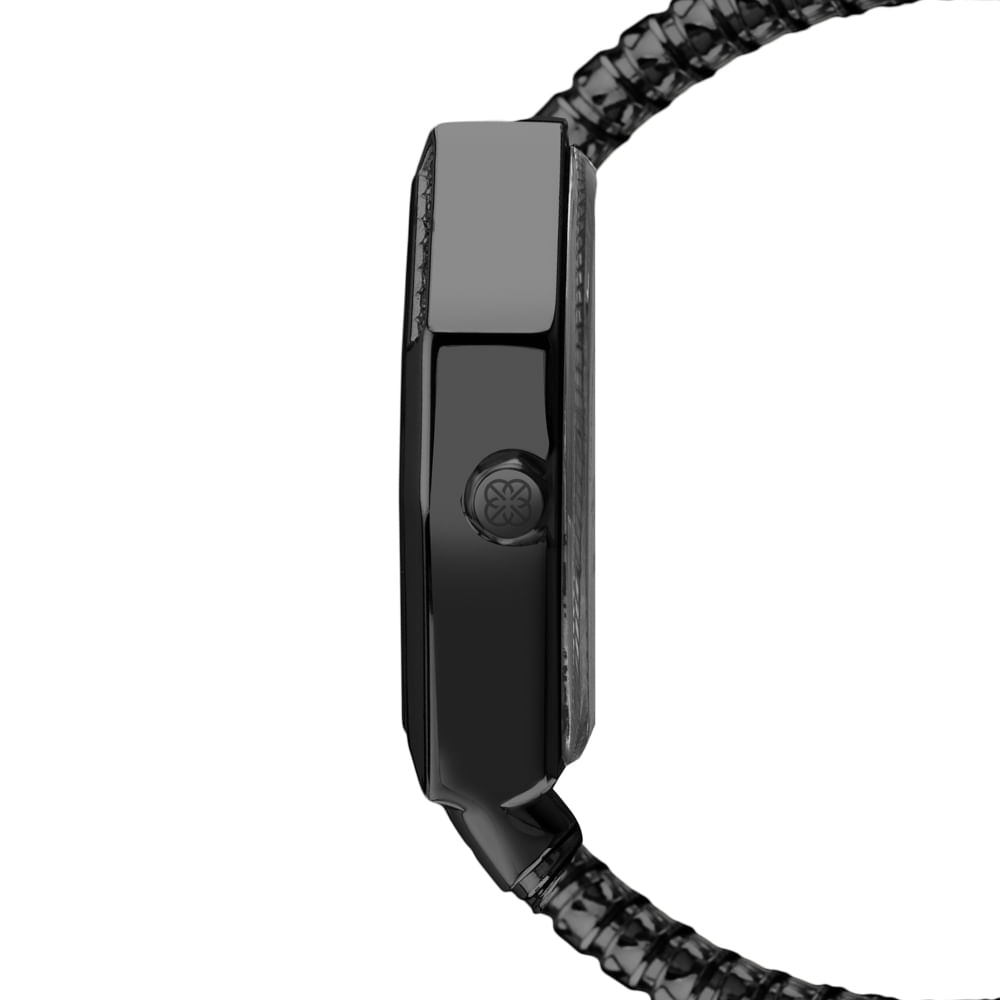 Relógio Euro Feminino Serpentes Preto
